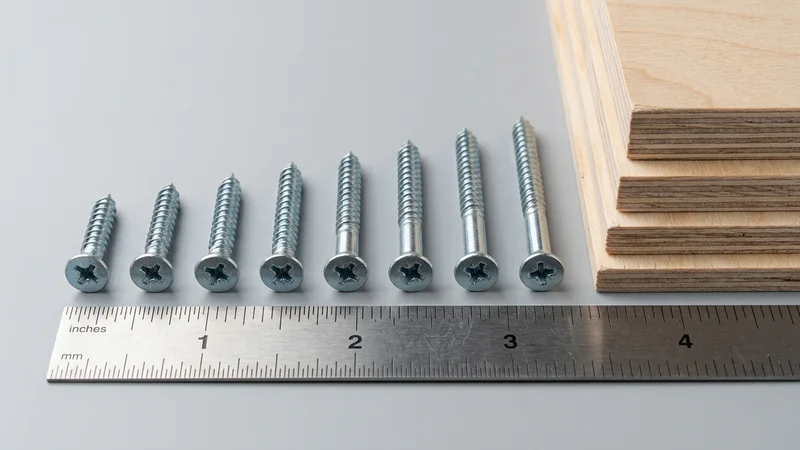 What Size Screws for Plywood (1/2 vs 3/4) | Fastener Guide